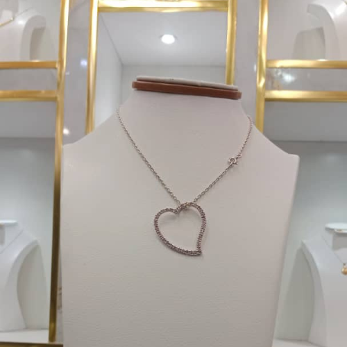 collier en Argent coeur