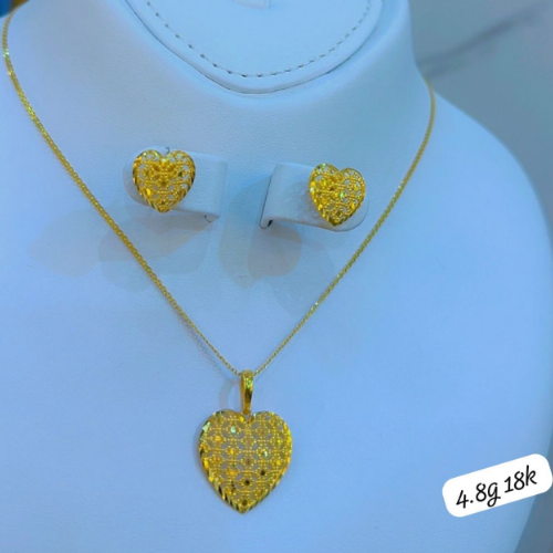 Parure en or 18 carats 4.8g